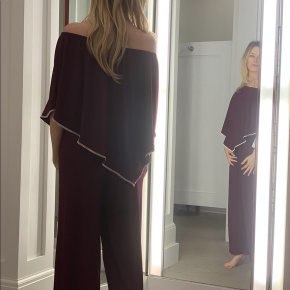 Off the shoulder formal jumpsuit - Picture 3 of 4